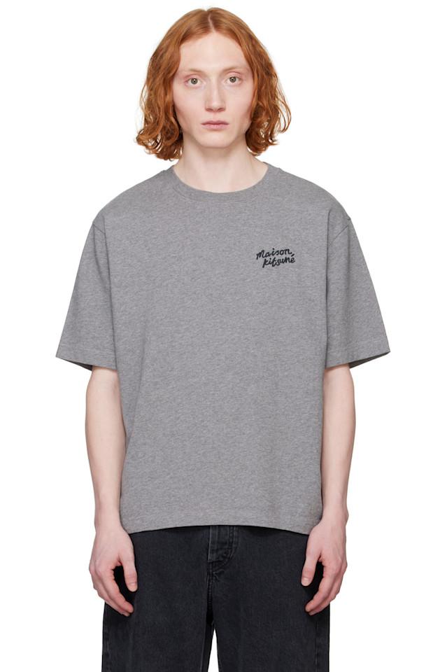 Оверсайт футболка с надписью от Maison Kitsuné Maison Kitsuné, серый
Оверсайт футболка с надписью от Maison Kitsuné Maison Kitsuné, серый