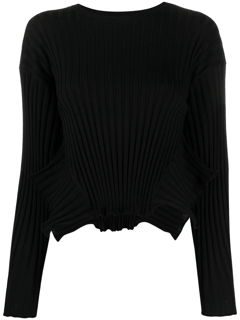 Укороченный джемпер в рубчик STELLA MCCARTNEY, черный
Укороченный джемпер в рубчик STELLA MCCARTNEY, черный