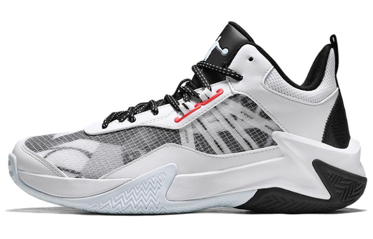 QIAODAN Баскетбольные кроссовки с высоким берцем и амортизацией, белые/серые, мужские
QIAODAN Баскетбольные кроссовки с высоким берцем и амортизацией, белые/серые, мужские