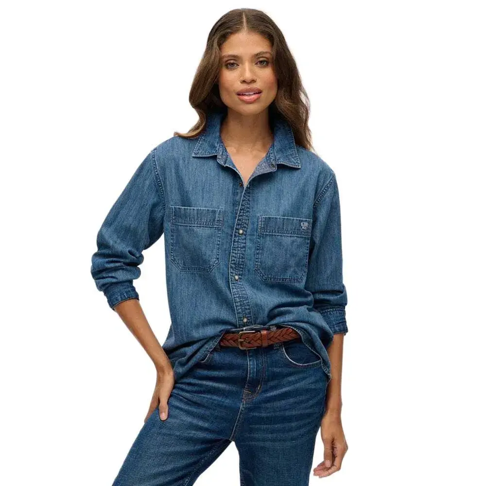 Рубашка Superdry W4010501A Oversize, синий
Рубашка Superdry W4010501A Oversize, синий