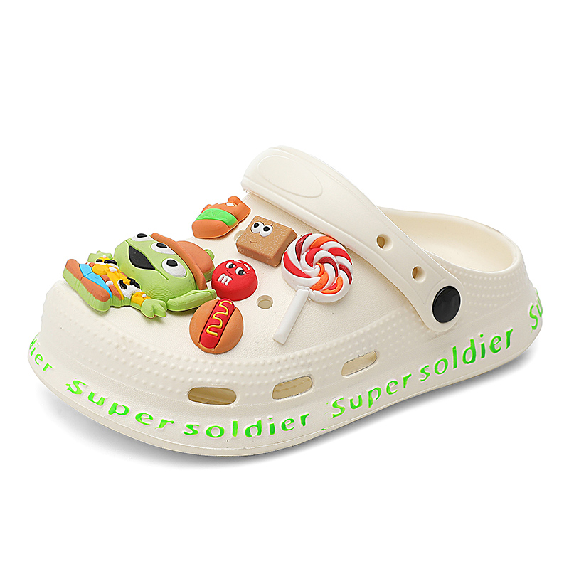 Детские сандалии с противоскользящей амортизацией FIRS Kids, белый/зеленый
Детские сандалии с противоскользящей амортизацией FIRS Kids, белый/зеленый