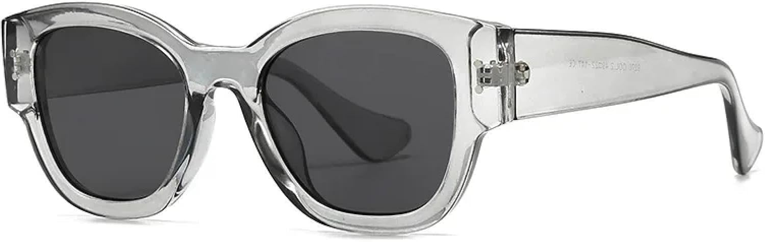 Классические солнцезащитные очки в стиле ретро «кошачий глаз» с заклепками для женщин и мужчин, винтажные, панк, популярные, в большой оправе, для путешествий, с защитой от УФ-излучения UV400 TVTBBVV, Gray Black
Классические солнцезащитные очки в стиле ретро «кошачий глаз» с заклепками для женщин и мужчин, винтажные, панк, популярные, в большой оправе, для путешествий, с защитой от УФ-излучения UV400 TVTBBVV, Gray Black