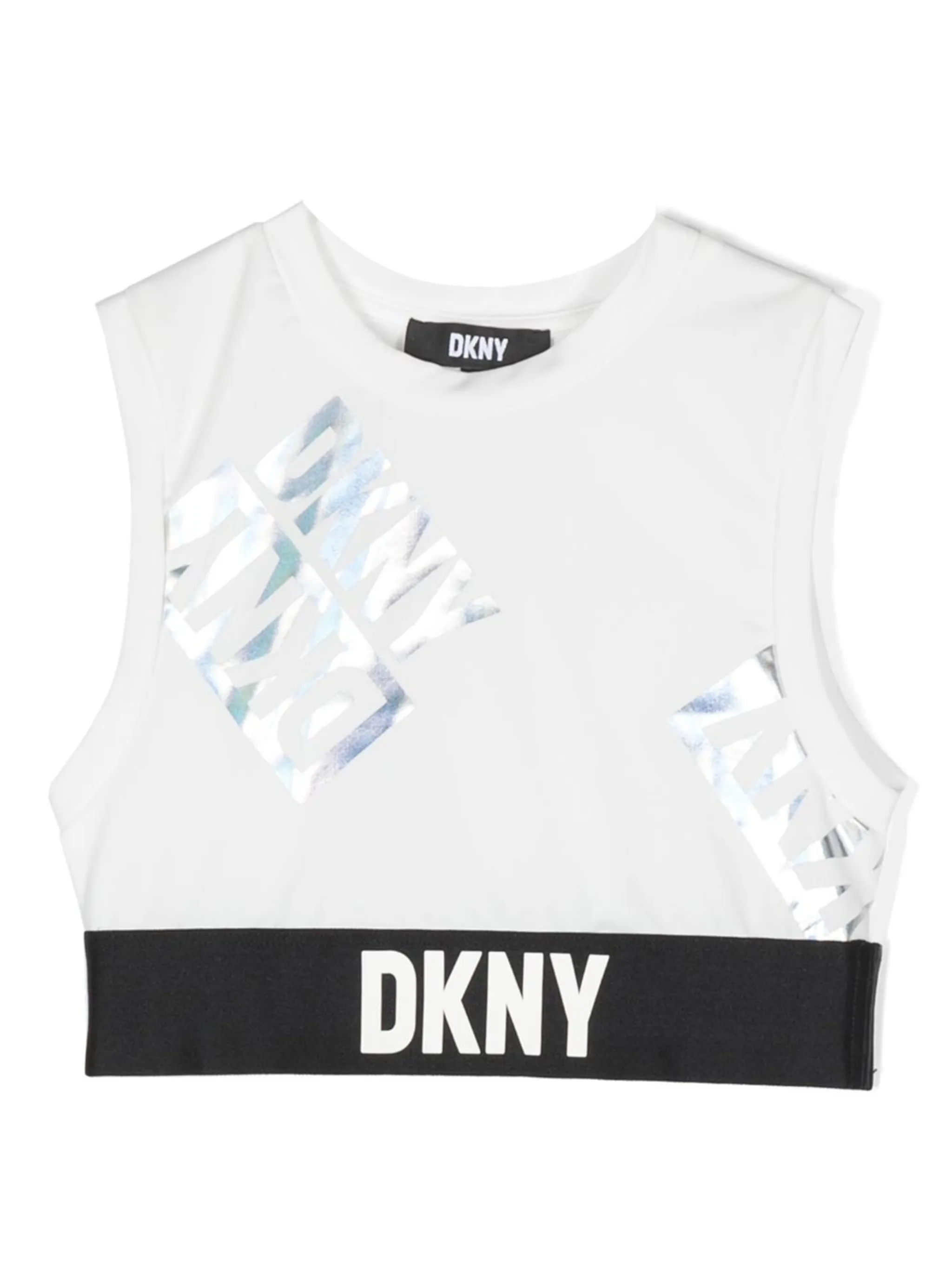 Топ с логотипом Dkny Kids, белый
Топ с логотипом Dkny Kids, белый