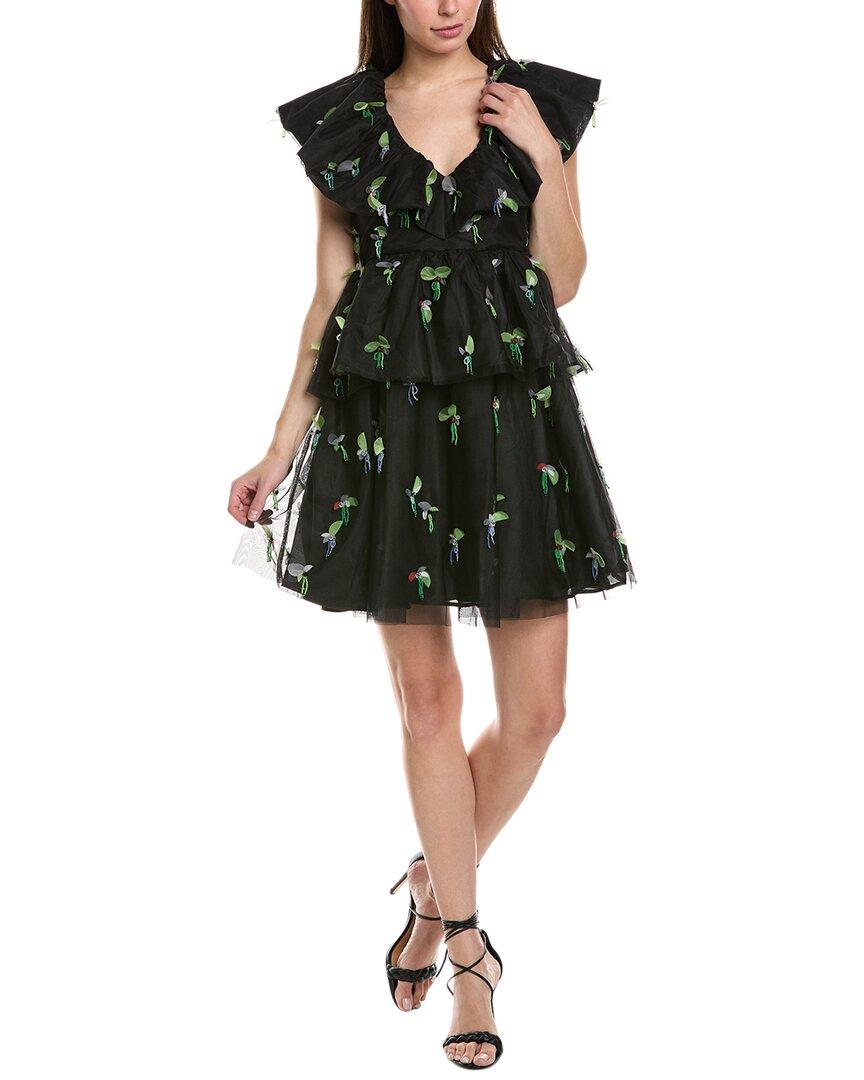 Мини-платье GANNI из многослойной сетки, черный
Мини-платье GANNI из многослойной сетки, черный