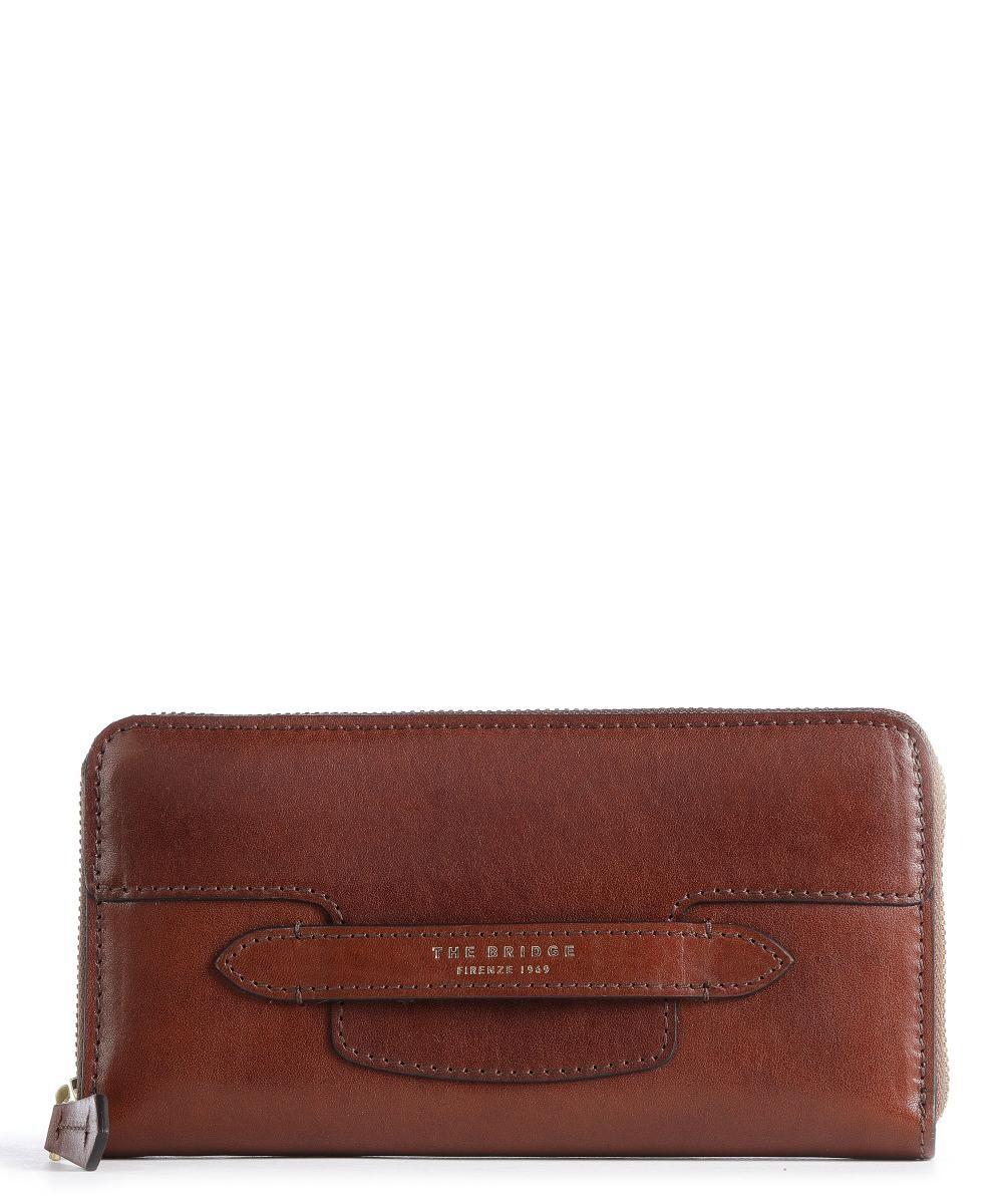 RFID-кошелек Lucrezia из гладкой яловой кожи The Bridge, коричневый
RFID-кошелек Lucrezia из гладкой яловой кожи The Bridge, коричневый