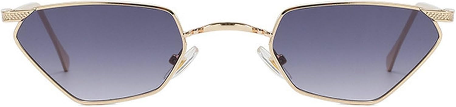 Модные маленькие многоугольные солнцезащитные очки для женщин в металлической полуободковой оправе «кошачий глаз», винтажные солнцезащитные очки «кошачий глаз» mincl, Gray
Модные маленькие многоугольные солнцезащитные очки для женщин в металлической полуободковой оправе «кошачий глаз», винтажные солнцезащитные очки «кошачий глаз» mincl, Gray