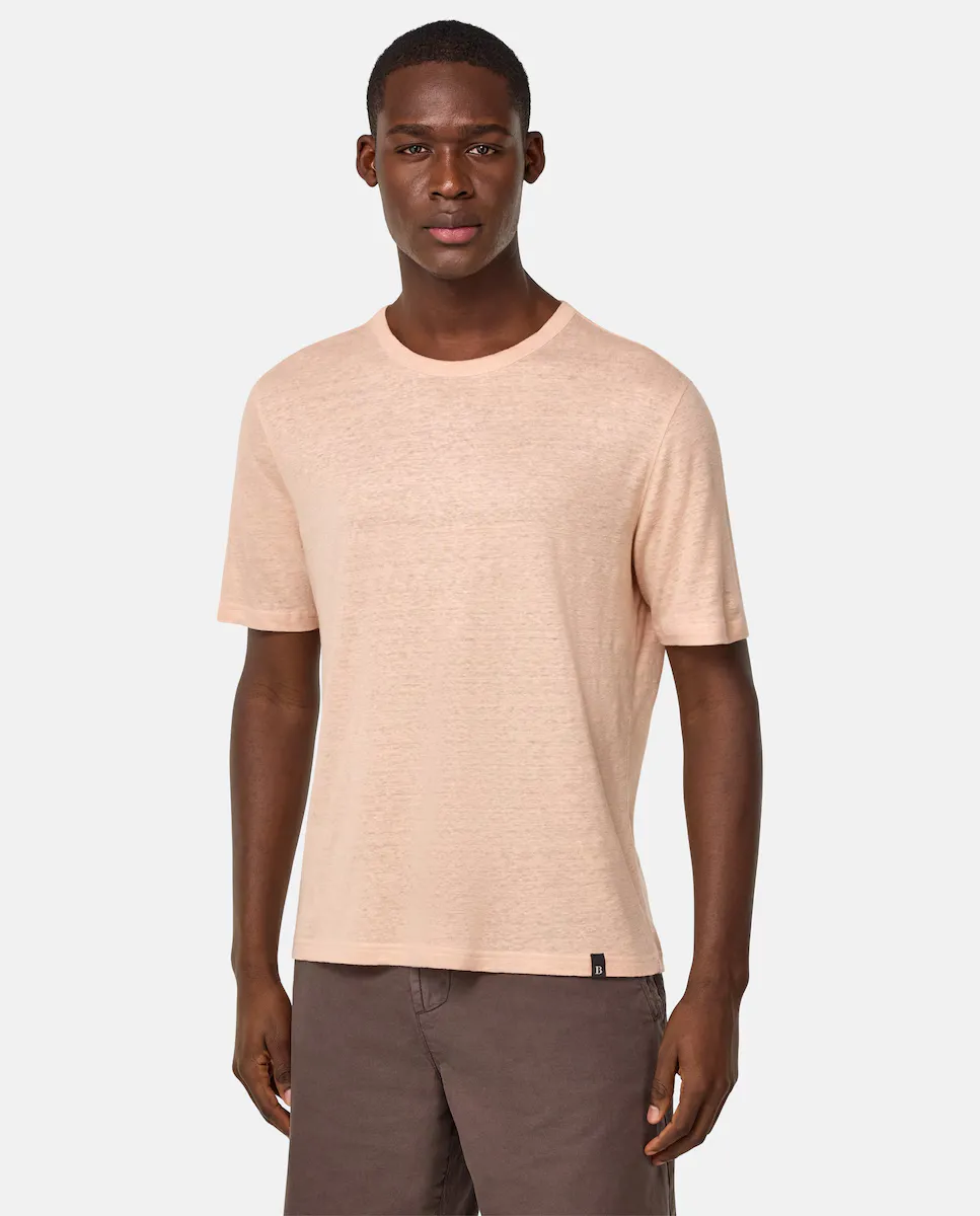 Мужская футболка из эластичного льняного трикотажа Boggi Milano, розовый
Мужская футболка из эластичного льняного трикотажа Boggi Milano, розовый