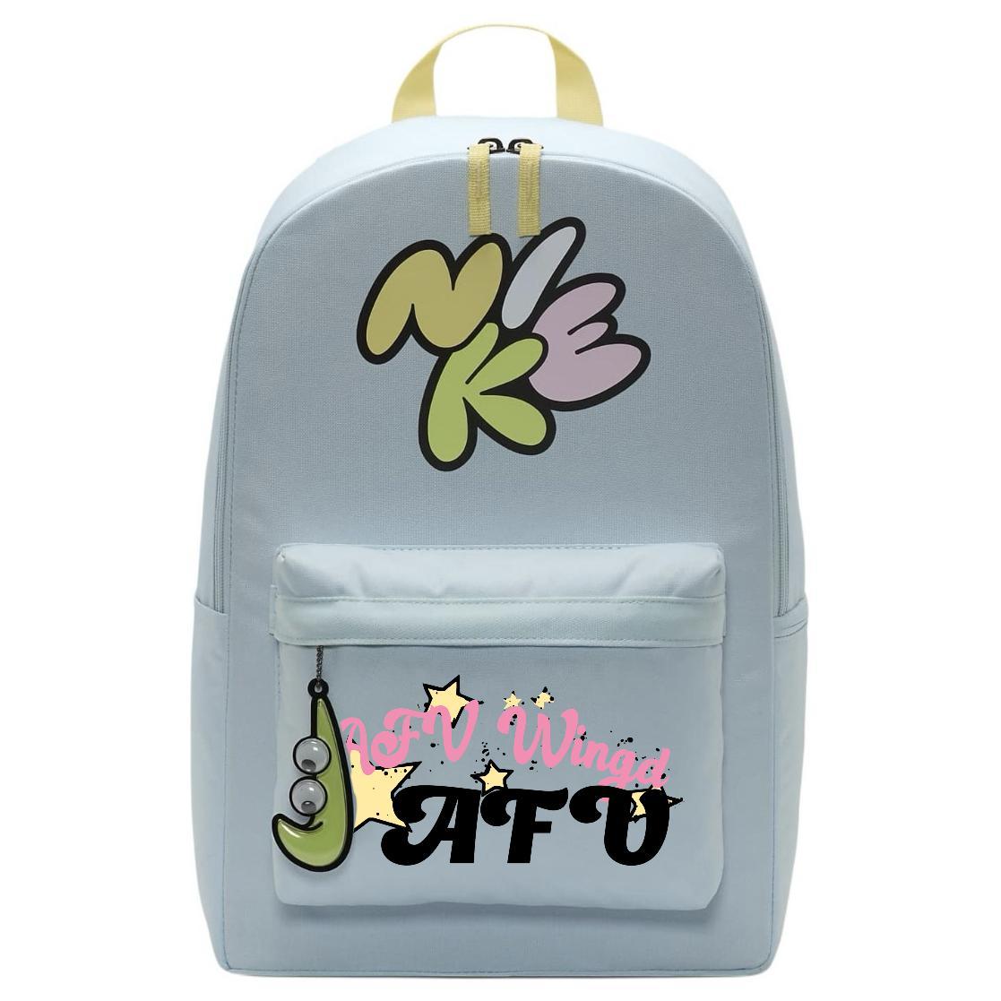 Nike Тканевый рюкзак женский ледниково-голубой и нежно-желтый и светло-лимонный, Letter Stars
Nike Тканевый рюкзак женский ледниково-голубой и нежно-желтый и светло-лимонный, Letter Stars