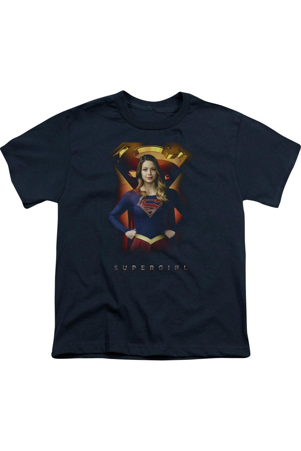 Футболка с символом Supergirl для детей с коротким рукавом Gildan, темно-синий
Футболка с символом Supergirl для детей с коротким рукавом Gildan, темно-синий