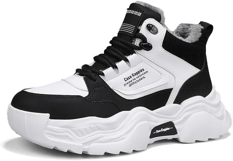 Мужские зимние ботинки Hhhchpm, утепленные мехом, на платформе, кроссовки для зимних прогулок, водонепроницаемые с шнуровкой, удобные походные снежные кроссовки, черный
Мужские зимние ботинки Hhhchpm, утепленные мехом, на платформе, кроссовки для зимних прогулок, водонепроницаемые с шнуровкой, удобные походные снежные кроссовки, черный