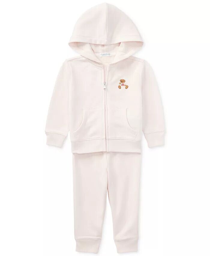 Комплект из толстовки и штанов с медвежонком для маленьких девочек Polo Ralph Lauren, розовый
Комплект из толстовки и штанов с медвежонком для маленьких девочек Polo Ralph Lauren, розовый