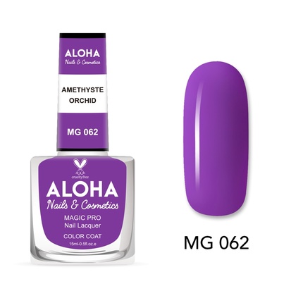Лак для ногтей Magic Pro 15 мл - Mg 062 / Аметистовая орхидея Aloha Nails & Cosmetics
Лак для ногтей Magic Pro 15 мл - Mg 062 / Аметистовая орхидея Aloha Nails & Cosmetics