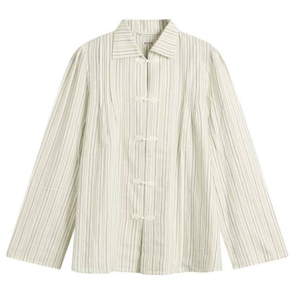 Блузка в электрическую полоску Bode, экрю
Блузка в электрическую полоску Bode, экрю