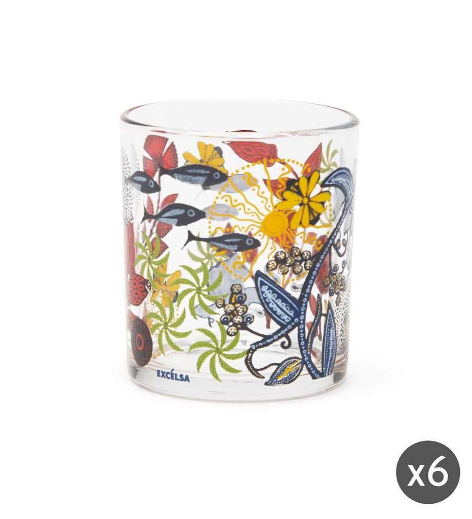 Набор Excelsa из 6 стаканов для воды Africa glass 25 cl разноцветный, мультиколор
Набор Excelsa из 6 стаканов для воды Africa glass 25 cl разноцветный, мультиколор