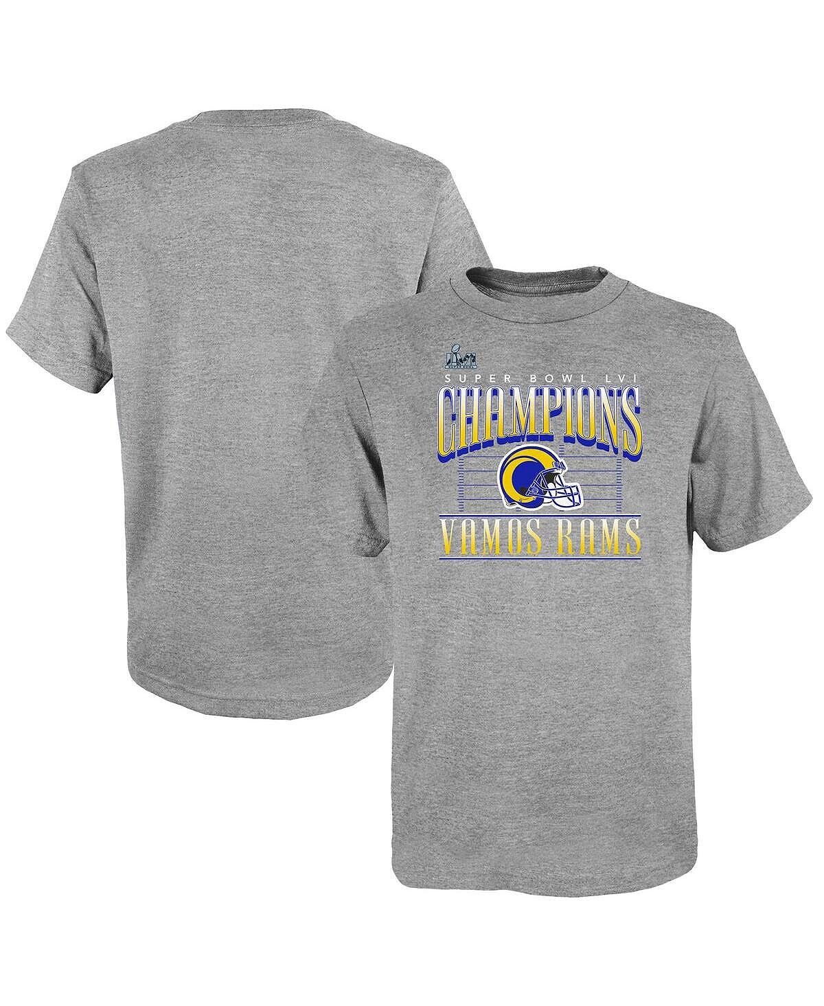 Футболка с логотипом Big Boys Heather Grey Los Angeles Rams Super Bowl LVI Champions Game Plan Hometown Fanatics
Футболка с логотипом Big Boys Heather Grey Los Angeles Rams Super Bowl LVI Champions Game Plan Hometown Fanatics