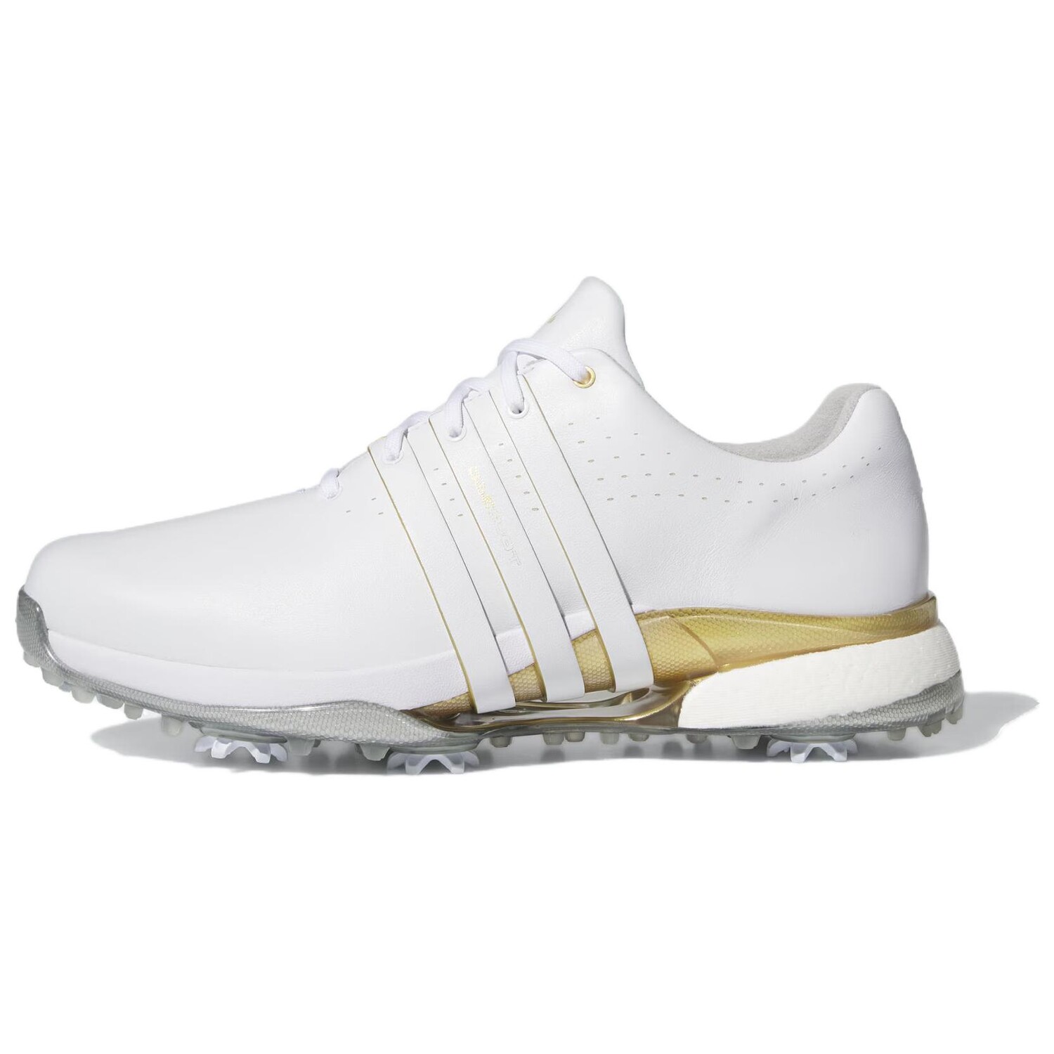 Tour360 Кроссовки для гольфа мужские низкие белые/золотые Adidas
Tour360 Кроссовки для гольфа мужские низкие белые/золотые Adidas