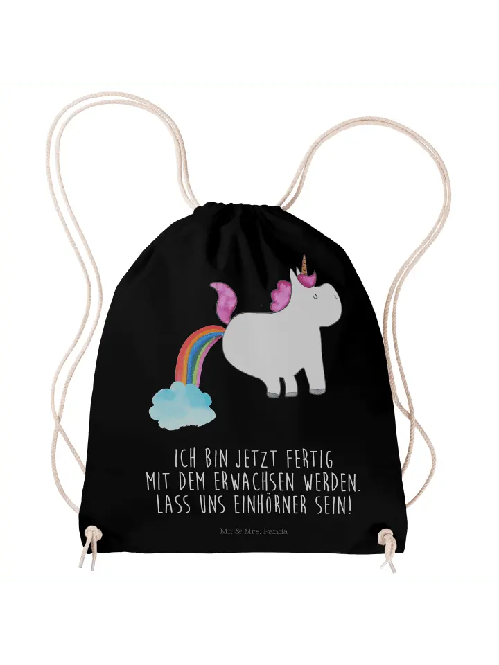 Спортивная сумка Mr & Mrs Panda Sportbeutel Einhorn Pupsen, черный
Спортивная сумка Mr & Mrs Panda Sportbeutel Einhorn Pupsen, черный