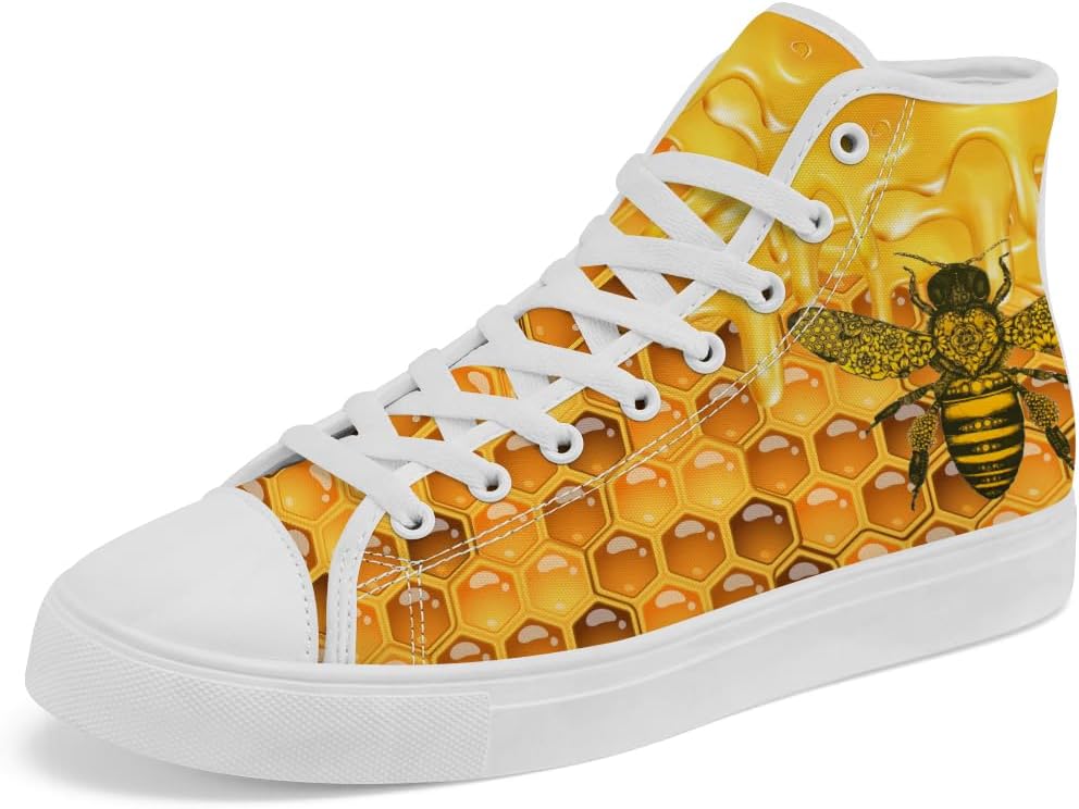 Кеды Chebing Bee высокие на шнуровке из холщовой ткани, повседневная обувь для мужчин и женщин, желтый
Кеды Chebing Bee высокие на шнуровке из холщовой ткани, повседневная обувь для мужчин и женщин, желтый