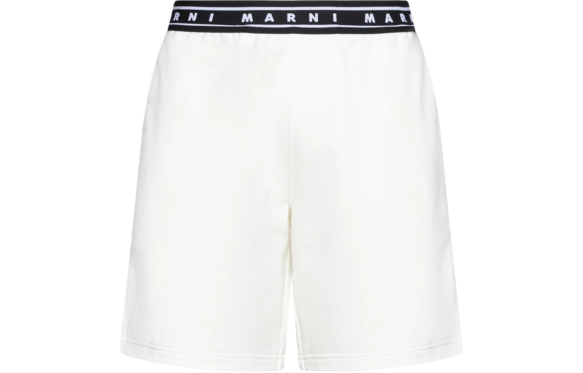 Шорты с логотипом на поясе MARNI, белый
Шорты с логотипом на поясе MARNI, белый