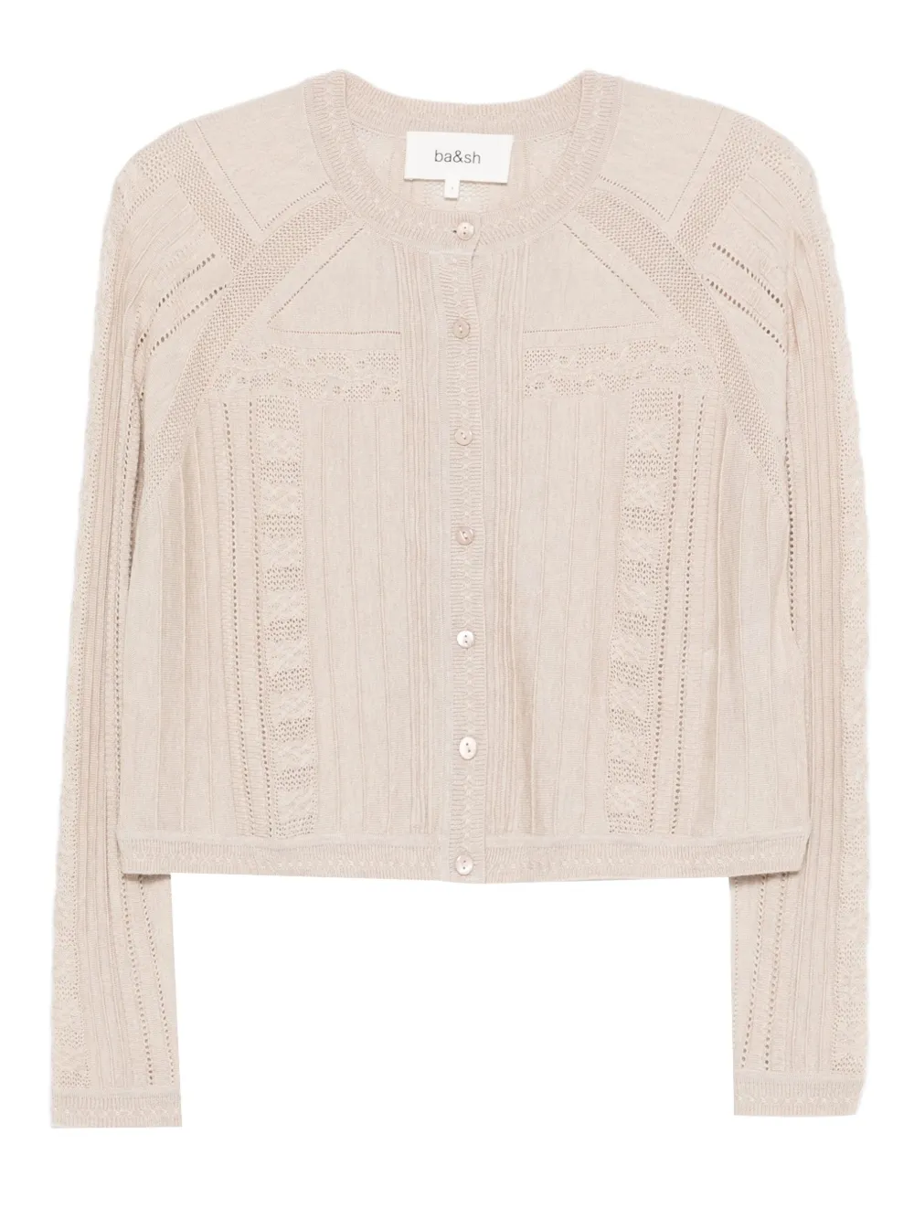 Кардиган с пуговицами Puria Ba&Sh, нейтральный
Кардиган с пуговицами Puria Ba&Sh, нейтральный