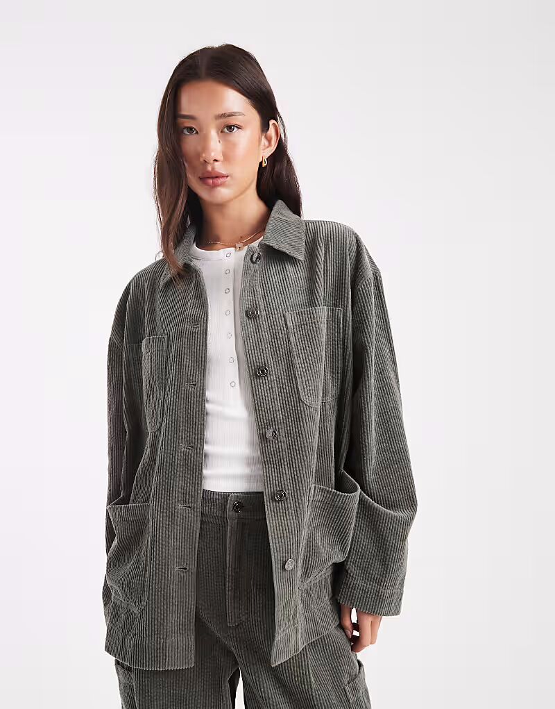 Рубашка в зеленом цвете Asos Design
Рубашка в зеленом цвете Asos Design