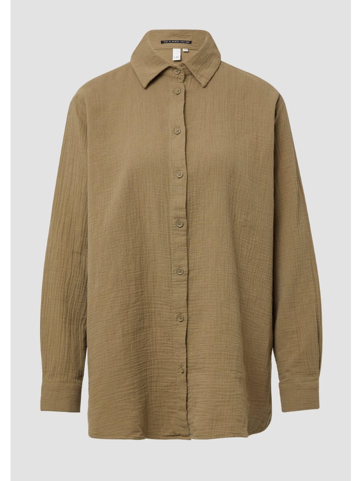 Блузка 7854_оливково-зеленого цвета QS
Блузка 7854_оливково-зеленого цвета QS