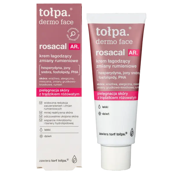 Легкий дневной крем для снятия покраснений, 40 мл Tołpa Dermo face rosacal ar
Легкий дневной крем для снятия покраснений, 40 мл Tołpa Dermo face rosacal ar