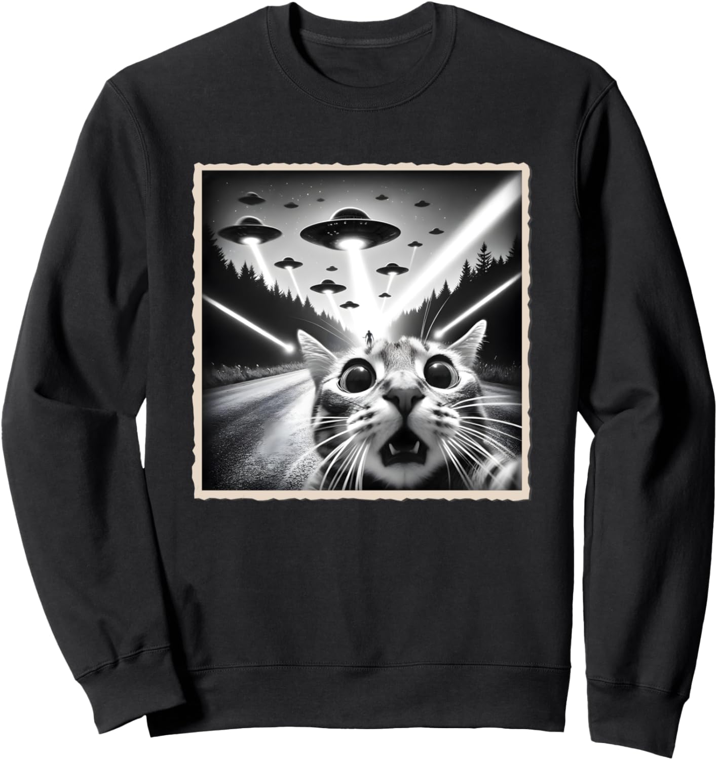 Селфи кошки с НЛО, Забавная толстовка с инопланетянином и кошкой Cat Lover Gifts For Women, Men & Kids V8Z, черный
Селфи кошки с НЛО, Забавная толстовка с инопланетянином и кошкой Cat Lover Gifts For Women, Men & Kids V8Z, черный