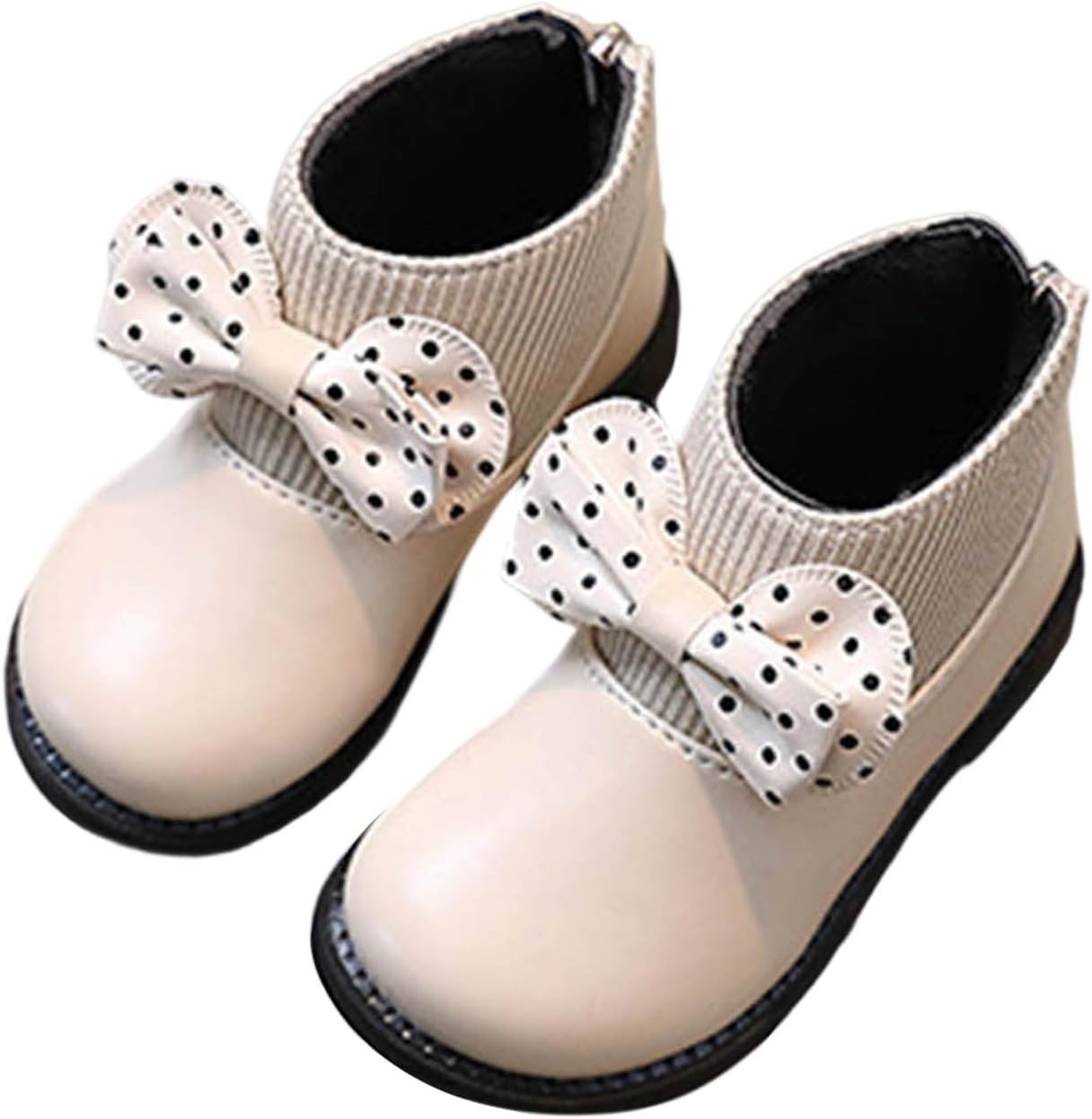 Ботинки с бантиком для девочек, удобные и милые боевые ботинки с задней молнией, из искусственной кожи, модные короткие ботильоны для детей 1-6 лет Generic, Beige
Ботинки с бантиком для девочек, удобные и милые боевые ботинки с задней молнией, из искусственной кожи, модные короткие ботильоны для детей 1-6 лет Generic, Beige