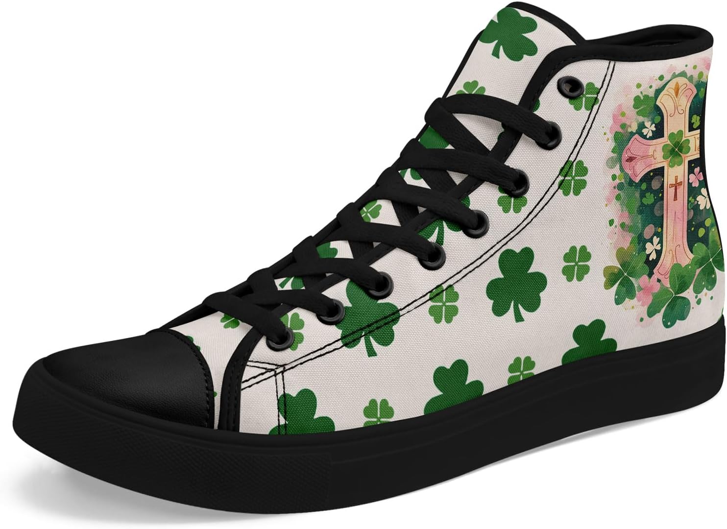 Унисекс кеды на высокой подошве из канвы - зеленый дизайн «Счастливая клеверная шапка», удобная и стильная повседневная обувь из канвы для мужчин Coolcustomize
Унисекс кеды на высокой подошве из канвы - зеленый дизайн «Счастливая клеверная шапка», удобная и стильная повседневная обувь из канвы для мужчин Coolcustomize