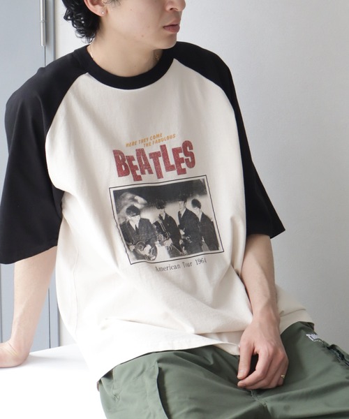 Футболка с коротким рукавом реглан, винтажная, с графическим принтом The Beatles, кремовая
Футболка с коротким рукавом реглан, винтажная, с графическим принтом The Beatles, кремовая