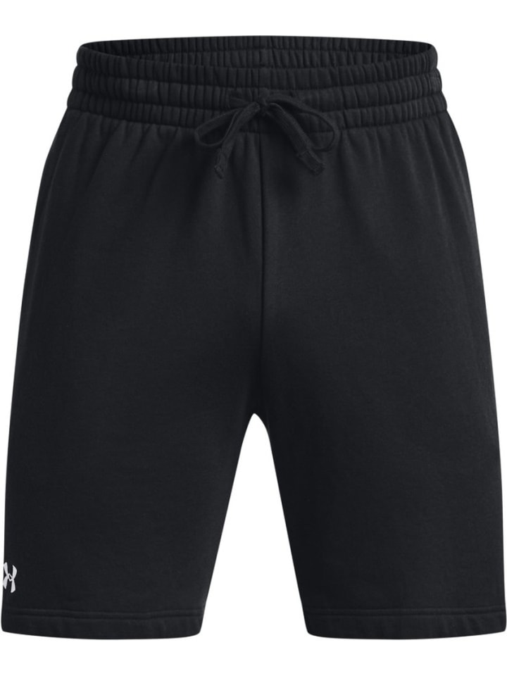 Тканевые шорты UA Rival Fleece Shorts Under Armour, черный 
Тканевые шорты UA Rival Fleece Shorts Under Armour, черный