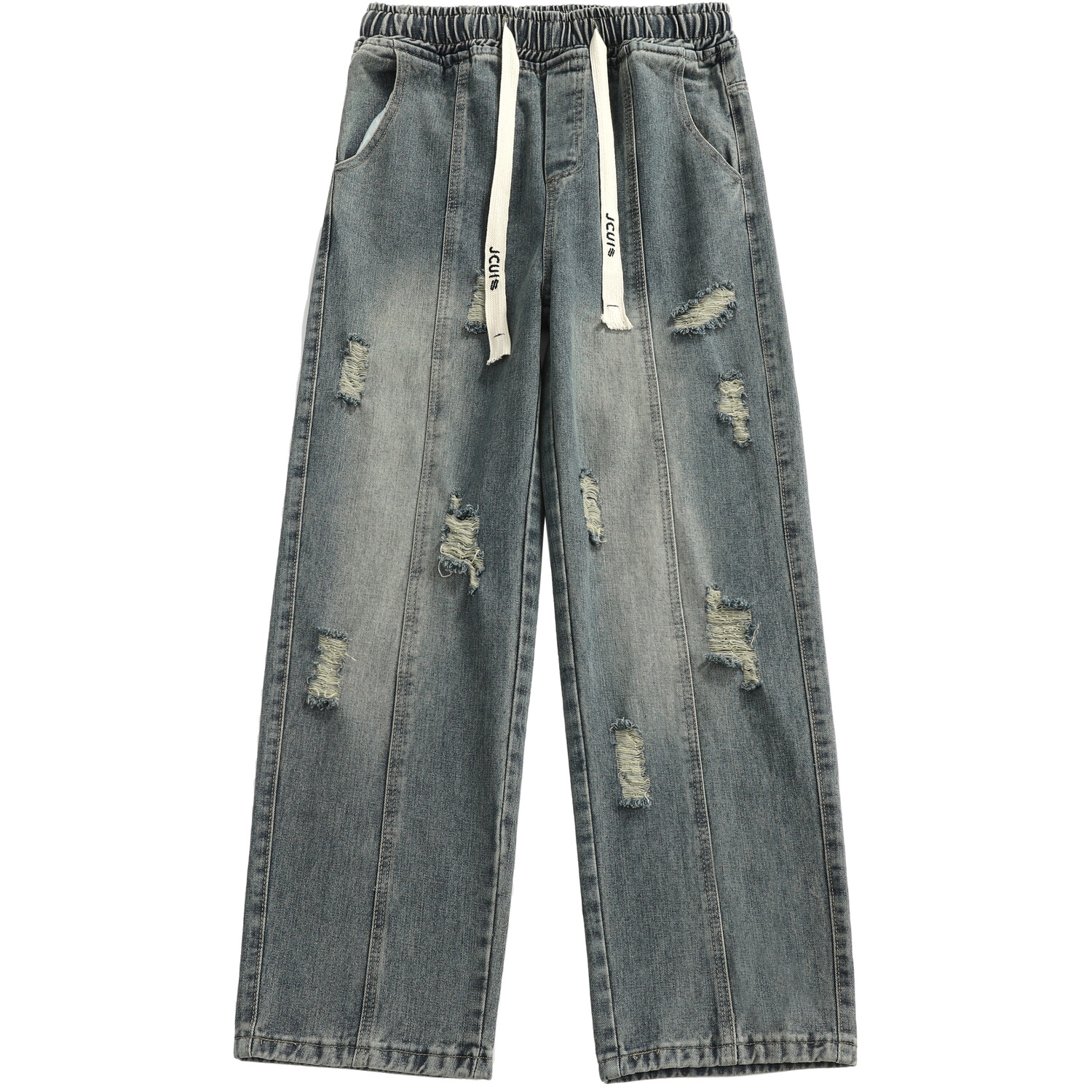 Джинсы унисекс JCUI, Винтажный синий 
Джинсы унисекс JCUI, Винтажный синий