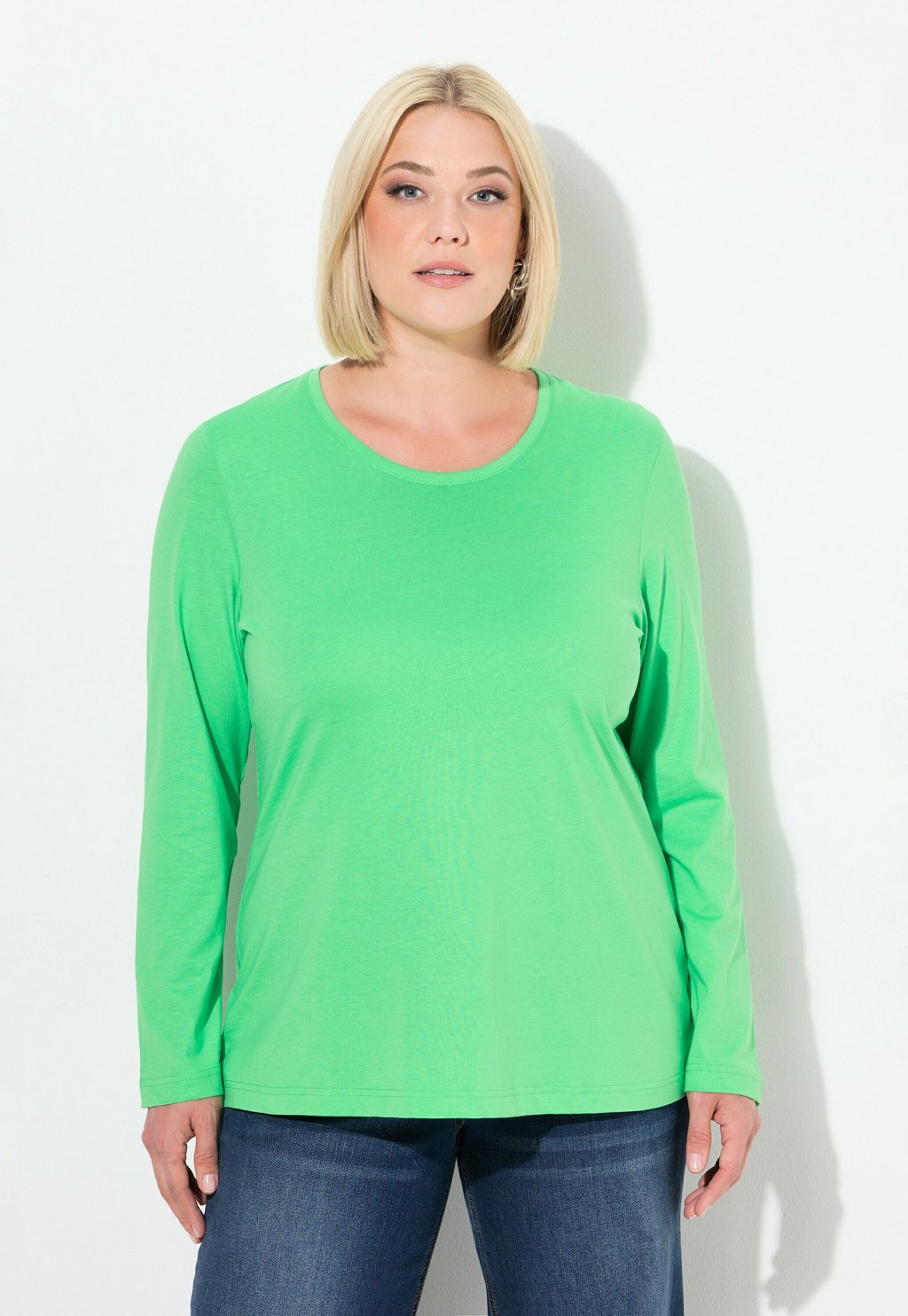 Топ с длинными рукавами COL ROND EN MÉLANGÉ Ulla Popken, мятный
Топ с длинными рукавами COL ROND EN MÉLANGÉ Ulla Popken, мятный