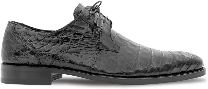 Mezlan Anderson Crocodile Lace Up - Мужские туфли-блочеры из настоящей крокодиловой кожи с простым носком и стелькой с эффектом памяти - Ручная работа в Испании, черный
Mezlan Anderson Crocodile Lace Up - Мужские туфли-блочеры из настоящей крокодиловой кожи с простым носком и стелькой с эффектом памяти - Ручная работа в Испании, черный