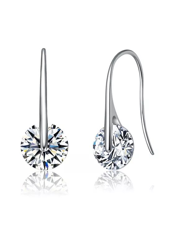 Стильные модернизированные серьги-солитеры Rachel Glauber, white
Стильные модернизированные серьги-солитеры Rachel Glauber, white