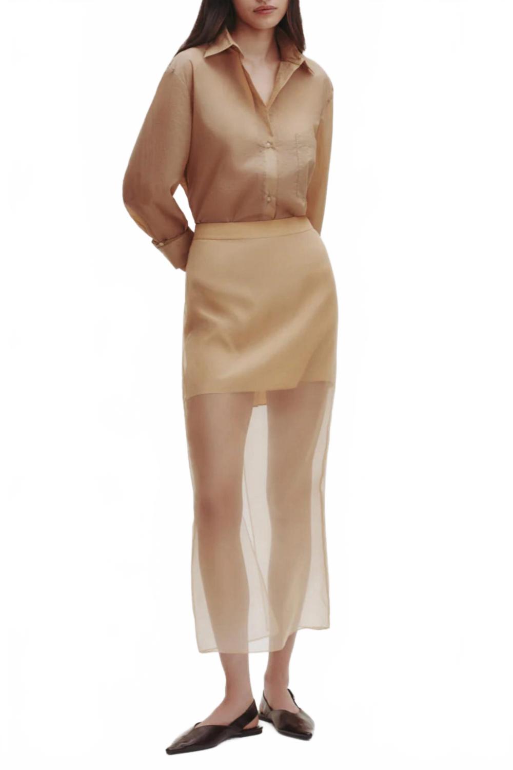 Силки миди-юбка в британском хаки TWP
Силки миди-юбка в британском хаки TWP