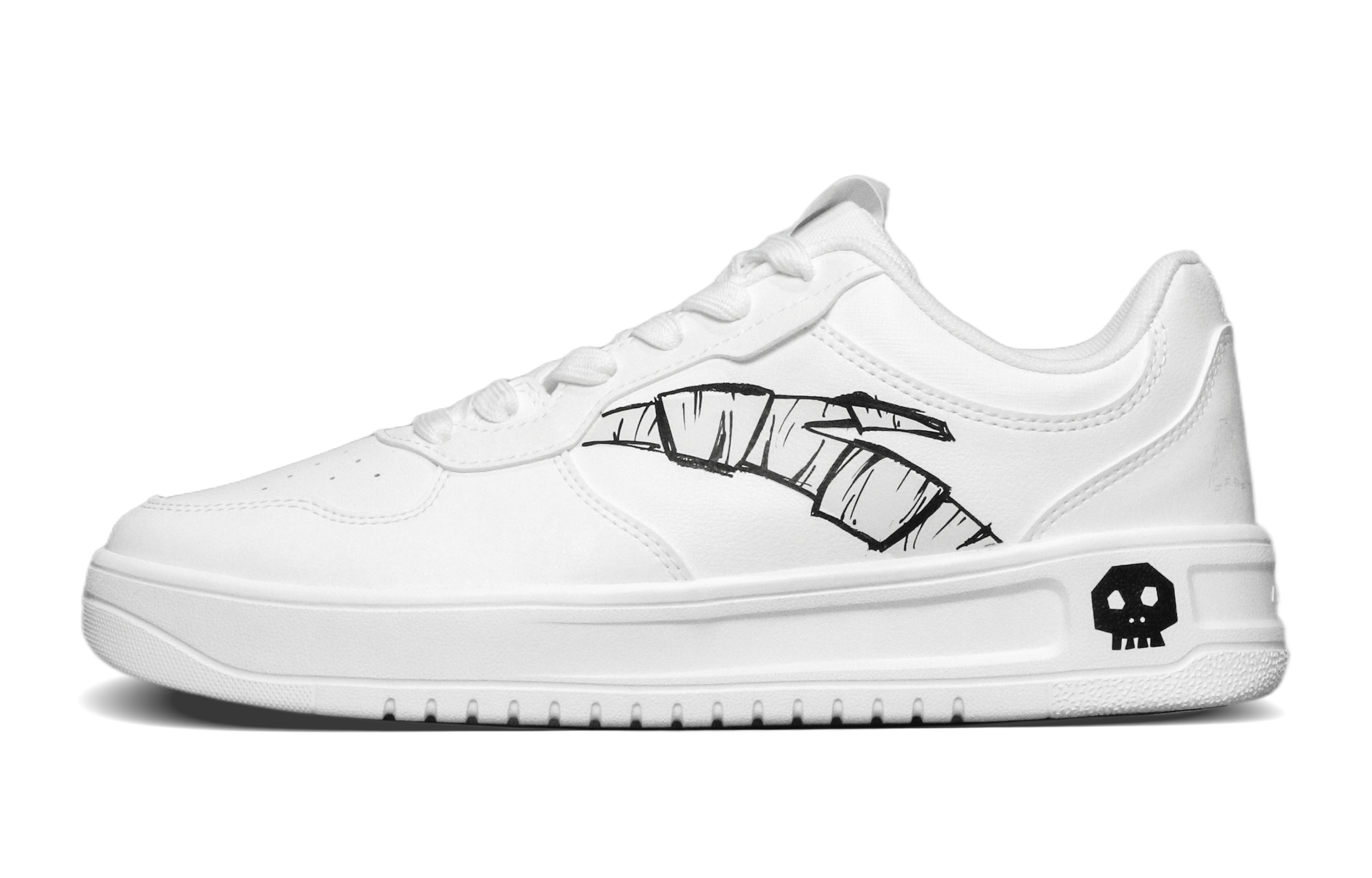 ANTA Низкие противоскользящие амортизирующие кроссовки для скейтбординга, мужские, белые, черные
ANTA Низкие противоскользящие амортизирующие кроссовки для скейтбординга, мужские, белые, черные