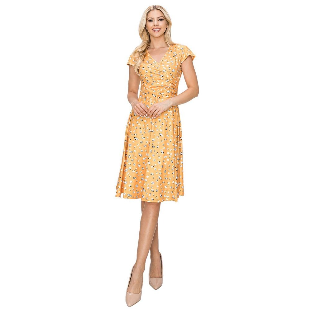 Женское однотонное платье с v-образным вырезом и принтом Haute Edition, цвет Gold Floral
Женское однотонное платье с v-образным вырезом и принтом Haute Edition, цвет Gold Floral