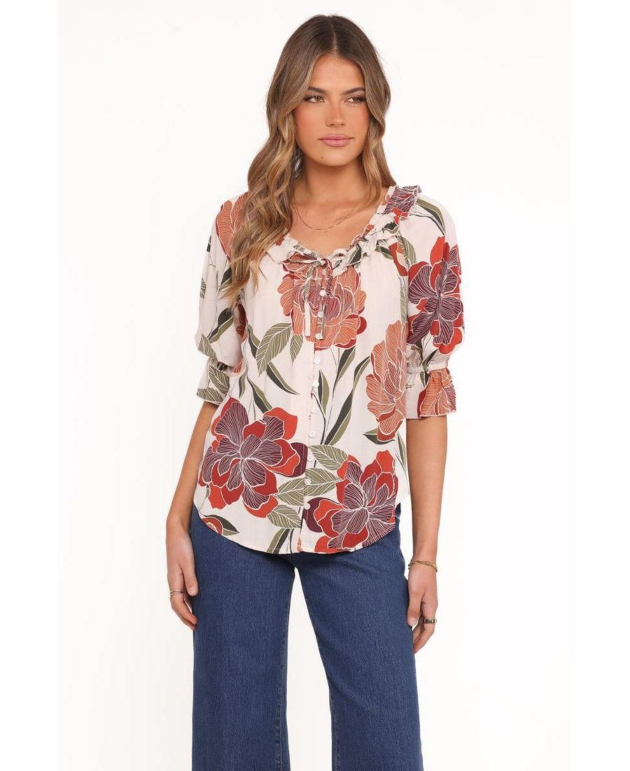 Женская блузка Bertha Petal and Pup, Fall floral
Женская блузка Bertha Petal and Pup, Fall floral