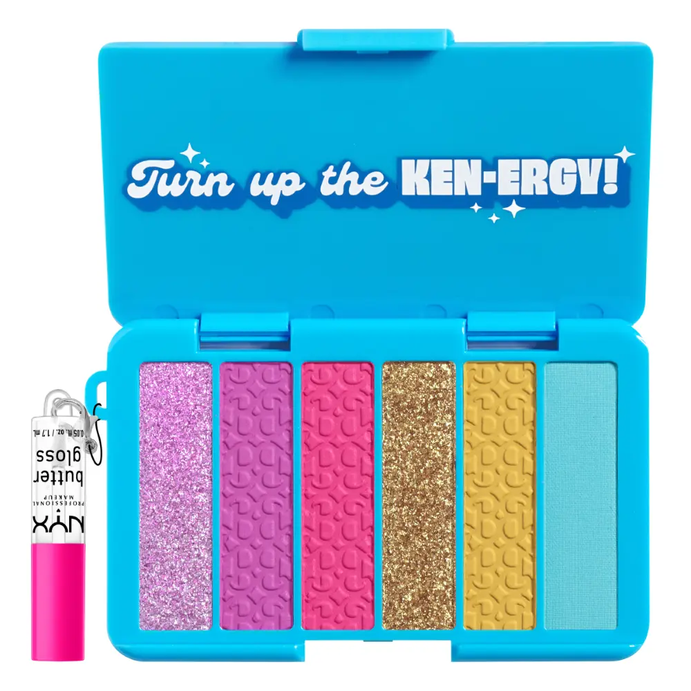 Набор: палетка мини-теней для век ken-ergy Nyx Professional Makeup Barbie, 1,7 мл
Набор: палетка мини-теней для век ken-ergy Nyx Professional Makeup Barbie, 1,7 мл