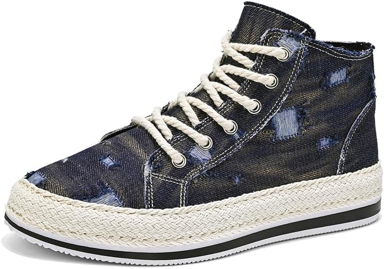 Мужские высокие кеды из ткани для повседневной носки, скейтбординга и ходьбы, модные удобные обувь с мягкой подошвой Hhhchpm, темно-синий
Мужские высокие кеды из ткани для повседневной носки, скейтбординга и ходьбы, модные удобные обувь с мягкой подошвой Hhhchpm, темно-синий