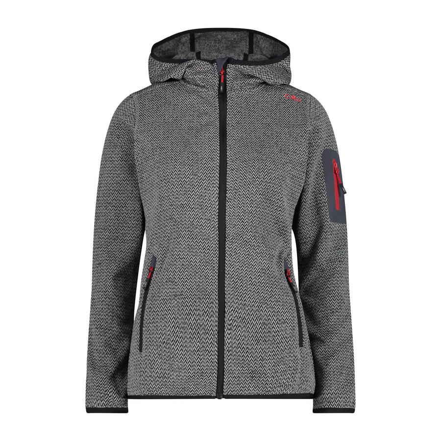 Женская куртка CMP с капюшоном из трикотажного меланжевого цвета 3H19826
Женская куртка CMP с капюшоном из трикотажного меланжевого цвета 3H19826