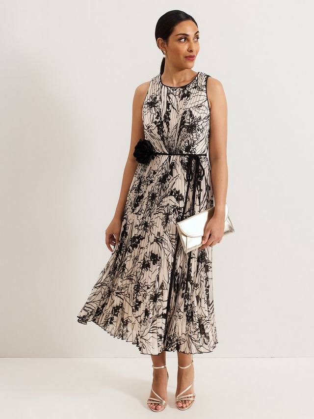 Платье миди в цветочную складку petite sandra Phase Eight, черный/разноцветный
Платье миди в цветочную складку petite sandra Phase Eight, черный/разноцветный