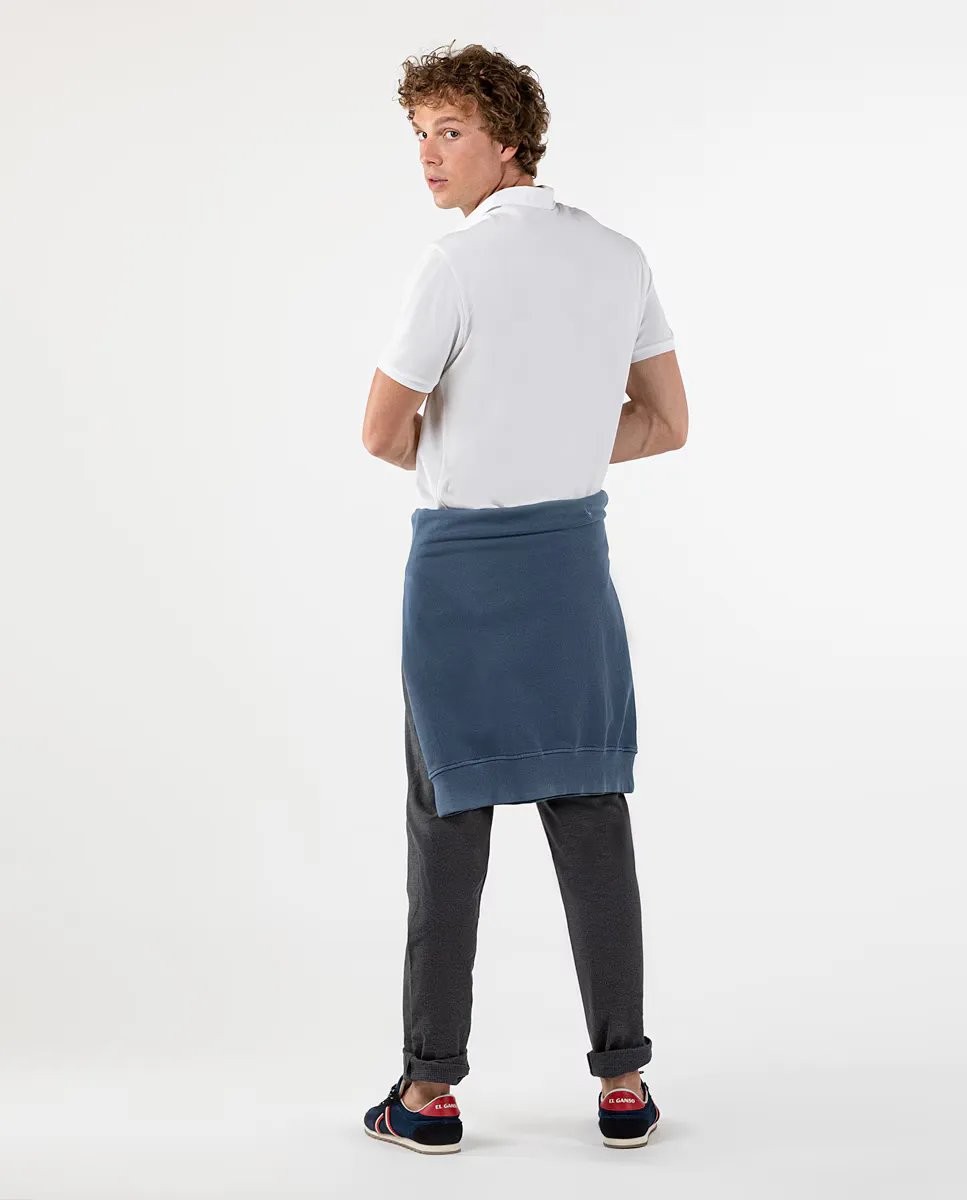 Однотонная мужская рубашка-поло с короткими рукавами El Ganso, белый
Однотонная мужская рубашка-поло с короткими рукавами El Ganso, белый