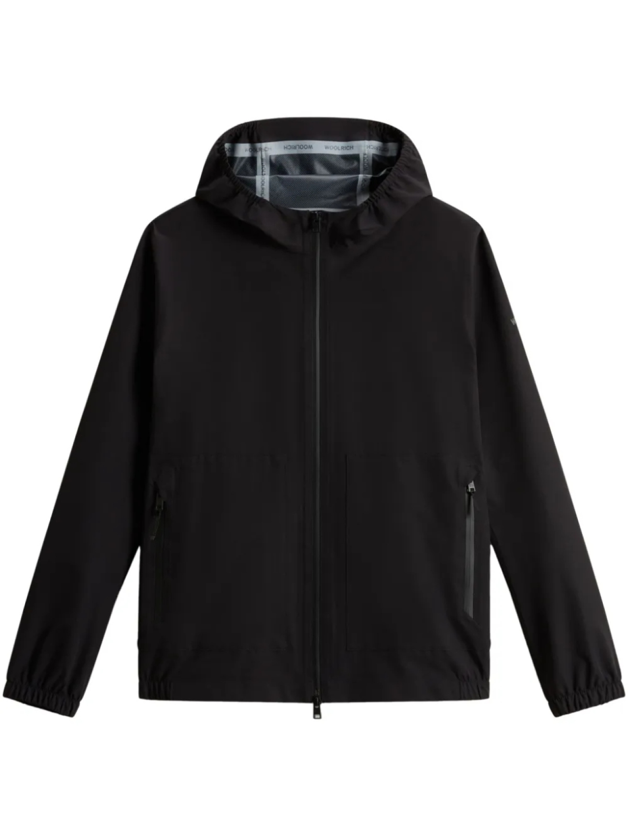 Куртка Woolrich с капюшоном и застежкой-молнией, черный 
Куртка Woolrich с капюшоном и застежкой-молнией, черный