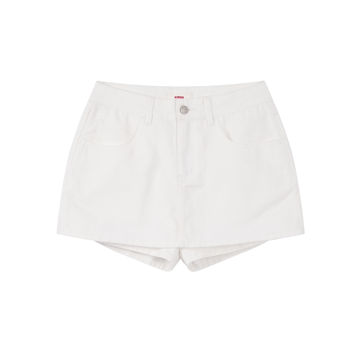 KIRSH Белые женские джинсовые шорты
KIRSH Белые женские джинсовые шорты
