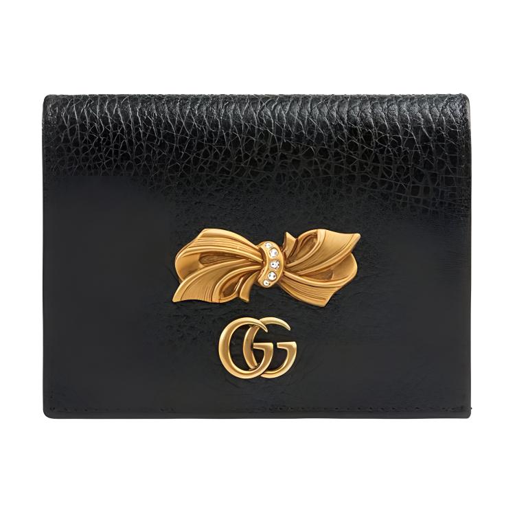 Кожаный кардхолдер женский черный GUCCI
Кожаный кардхолдер женский черный GUCCI