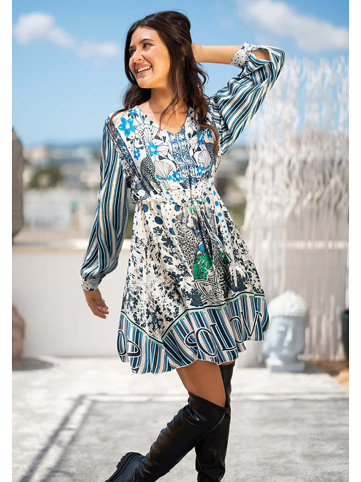 Короткое платье miss goodlife, белый/темно-синий
Короткое платье miss goodlife, белый/темно-синий