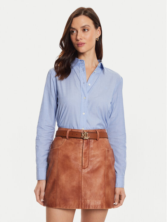 Рубашка прямого кроя Lauren Ralph Lauren, голубой
Рубашка прямого кроя Lauren Ralph Lauren, голубой